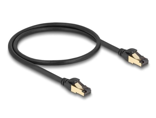 Delock - Koblingskabel - RJ-45 (hann) til RJ-45 (hann) - 50 cm - S/FTP - svart
