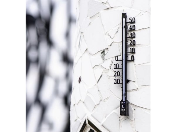 Hama 00186404, Væskebasert miljøtermometer, Inne/Ute, °C, Analog, Svart, Plast