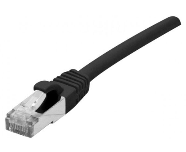 Patchkabel S/FTP, PiMF, Cat.6A (subscript), sort, 1,5 m 10 Gigabit-kompatibel patchkabel med råkabel Cat.7 råkabel og spesielt smal kinkbeskyttelse...