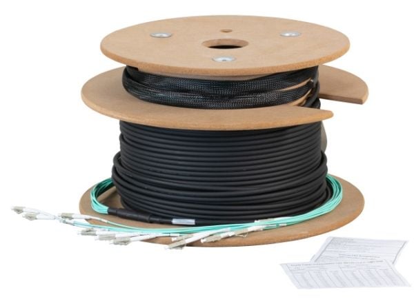 EFB Elektronik O8322L160OM3, 160 m, U-DQ(ZN) BH, OM3, 8x LC, 8x LC