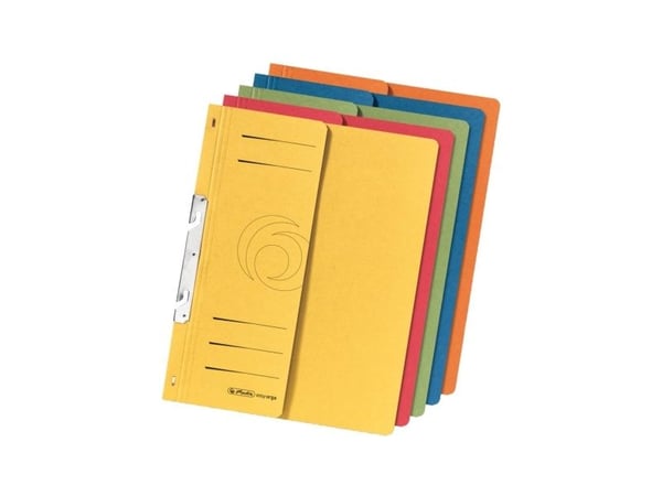 Herlitz 5976055, A4, Fotoark kartong, Assorterte farger, 5 stykker