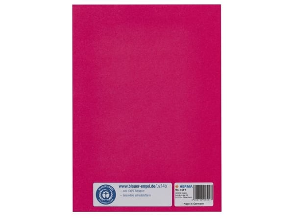 HERMA 5514, Rosa, Papir, 153 mm, 212 mm, 1 stykker