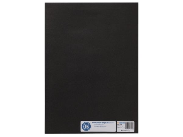 HERMA 7096, Svart, Papir, 214 mm, 300 mm, 1 stykker