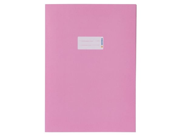 HERMA kansiosuoja, DIN A4, paperia, vaaleanpunainen, merkintäkenttä, 100 % kierrätyspaperia - 10 kpl (7048)