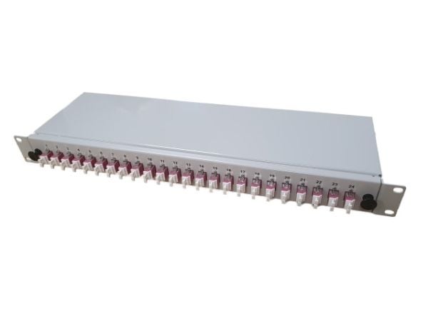 EFB Elektronik B65901.12OM4, 12 stykker, Grå, 1 stykker, LC, 482 mm, 170 mm