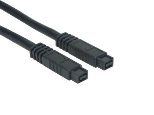 EXSYS EX-K6851, FireWire 800 (IEEE 1394b), 9-p, 9-p, Sort, 2 m