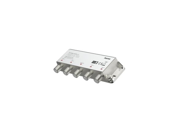 Hama 00205290, Kabelfordeler, 950 - 2500 Mhz, Blå, Sølv, Metal, Plast, 3,5 dB, F