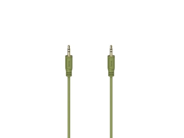 Hama Flexi-Slim, 3.5mm, Hankjønn, 3.5mm, Hankjønn, 0,75 m, Grønn