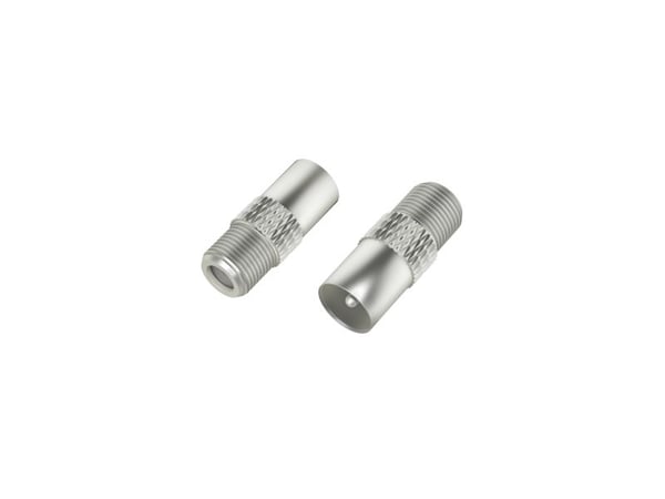 Hama 00205313, F-type, F-type, Hankjønn, Metallisk, 1 stykker, 105 mm
