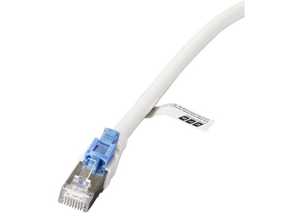 EFB-Elektronik RJ45 patchkabel Kat.6A S/FTP LSZH BC AWG26 låsbar hvit 2m Produsent: EFB Elektronik (K5539WS.2)