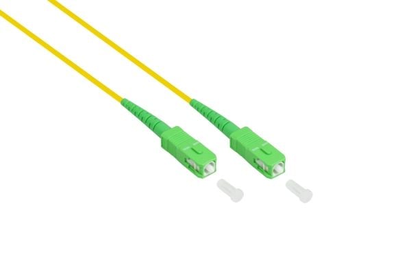 Alcasa LW-S920SASALW-S920SASA fiberoptisk kabel 20 m LC SC OS2 gul (LW-S920SASA)