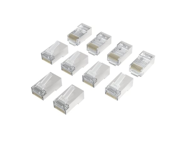 Hama 00200772, Cat6a, RJ-45, Sølv, Gjennomsiktig