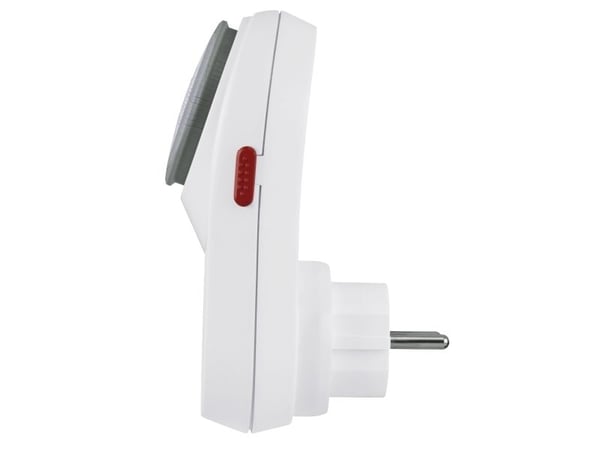 Hama Curved, Daglig timer, Vit, 15 min, 16 A, 183 g, 90 mm