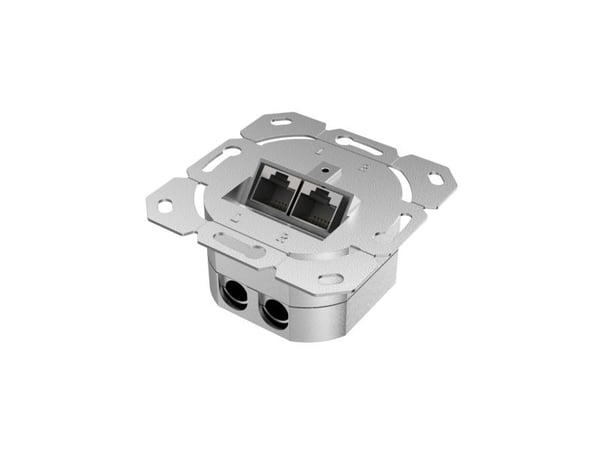 Hama 00200775, 2 x RJ-45, Valkoinen, 1 kpl