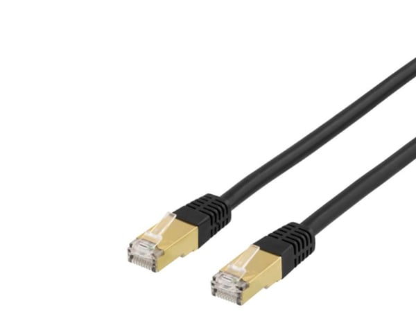 Deltaco STP-703S, 0,3 m, Cat7, S/FTP (S-STP), RJ-45, RJ-45