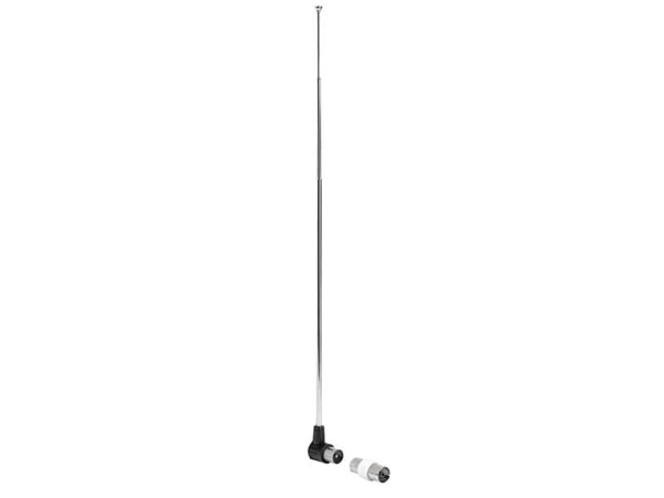 Hama Mobile, Innendørs, Svart, Sølv, DVB-T2, DAB, DAB+, FM, Koaks, 25 mm