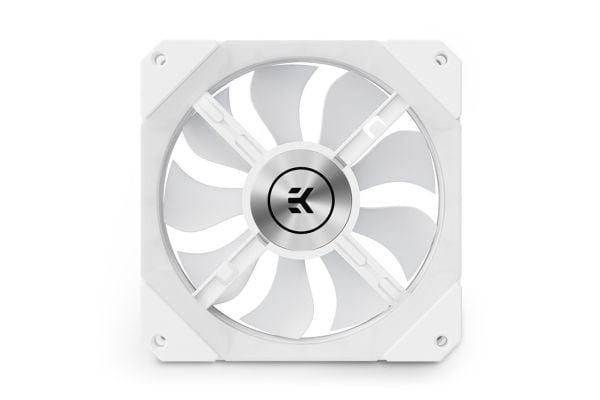 EK Water Blocks 3831109854204, Vifte, 12 cm, 400 RPM, 1800 RPM, Hvit