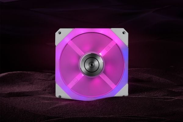 EK Water Blocks 3831109854204, Vifte, 12 cm, 400 RPM, 1800 RPM, Hvit