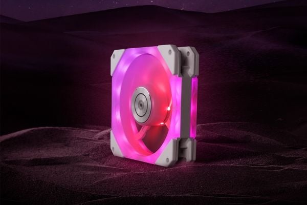 EK Water Blocks 3831109854204, Vifte, 12 cm, 400 RPM, 1800 RPM, Hvit