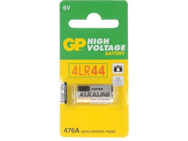 GP Batteries High Voltage 476A, Engångsbatteri, Alkalisk, 6 V, 1 styck, Multifärg, Blåsa