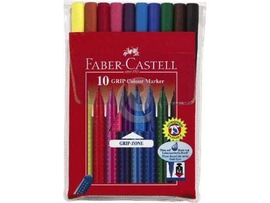 Faber-Castell GRIP - Markør - vannbasert matfargeblekk - fin (en pakke 20)