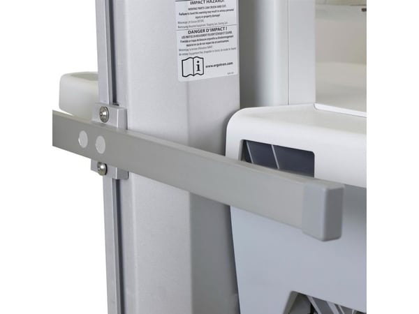 Ergotron StyleView SV Accessory DIN Rail - Monteringskomponent (brakett, DIN-skinne) - aluminium - vognmonterbar