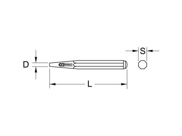 Handmejsel KS Tools 162.0342