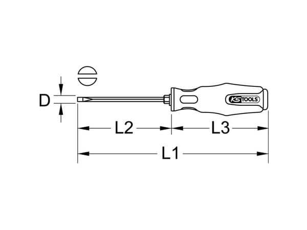 KS Tools 153.1008, 265 mm