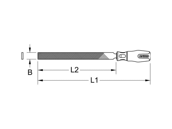 KS Tools 9627302 Viilain 1 stk