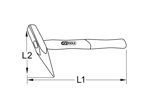 KS Tools 963.2131, 60 cm, 2,15 kg, 2 kg, 1 stykker