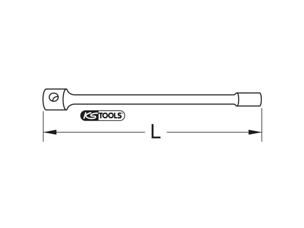 KS Tools 963.8326, Stikkontakt, Metrisk, 1 hoder, Aluminiumsbronse, 425 mm, 19,2 kg