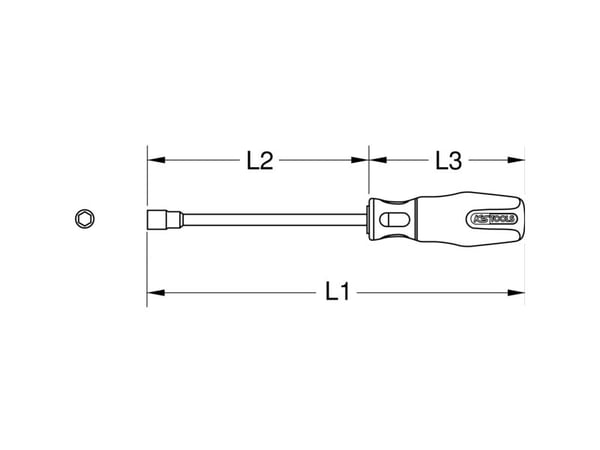 KS Tools 962.0985, Uttag, Metrisk, 1 huvuden, 15 mm, Berylliumkoppar, 210 g