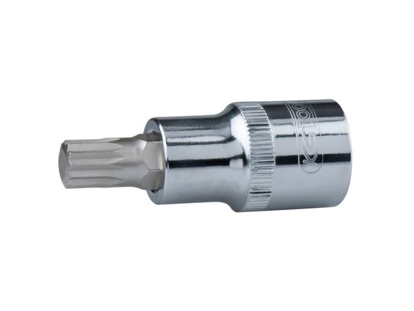 KS Tools 918.5305, Stikkontakt, 1/2", 1 hoder, M4, Kromvanadiumstål, DIN 3120, ISO 1174