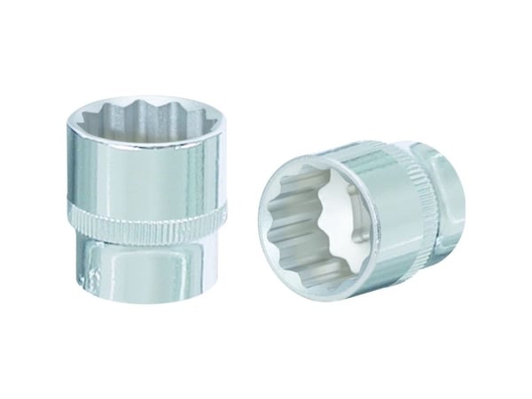 KS Tools 918.1328, Stikkontakt, 1/2", 1 hoder, Kromvanadiumstål, DIN 3120, ISO 1174, DIN 3124, ISO 2725-1, 38 mm