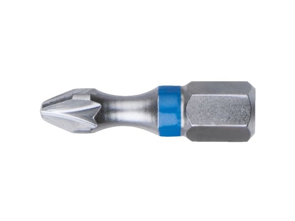 KS Tools 918.3205, Pozidriv, Nickel, DIN 3126, ISO 1173 - C 6,3, 25 mm, 4 g, 25,4 / 4 mm (1 / 4")