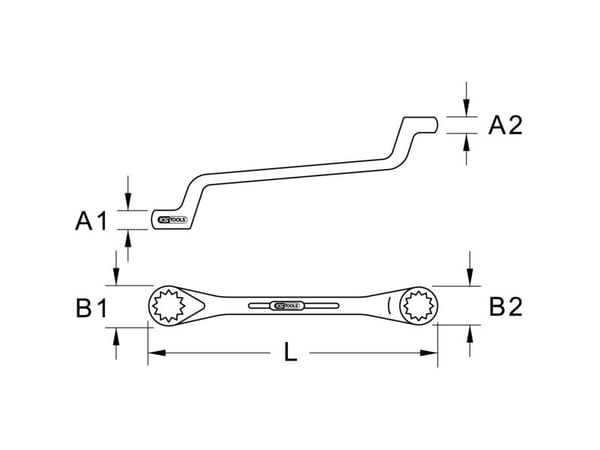KS Tools 963.7451 9637451 Rengasavaimet