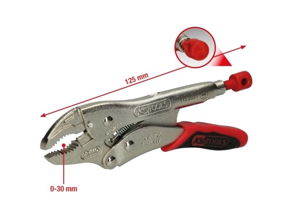 KS Tools 115.2032, Krom-molybdän stål, 175 mm