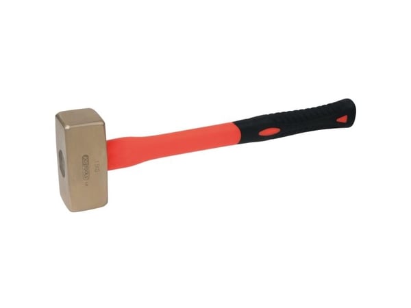 KS Tools 963.2062, Slegge, Aluminiumsbronse, Fiberglass, 40 cm, 1,6 kg, 1,25 kg