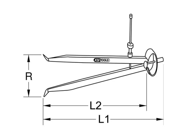 KS Tools 3000423 Ontto akseli