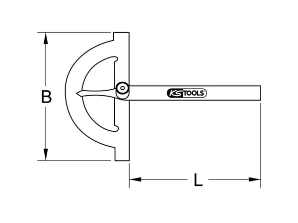 KS Tools 300.0645 3000645 vinkelmätare