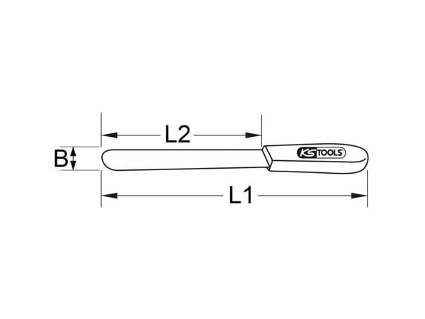 KS TOOLS BRONZEplus spatelkniv 350 mm (963.9516)
