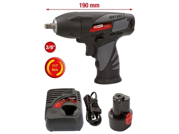 KS Tools 515.3516 5153516 batteridrevet slagboremaskin 10,8 V 2 x 2,0 Ah