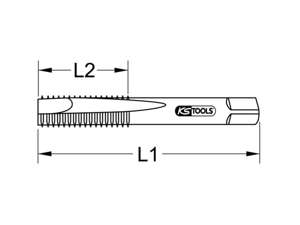 KS Tools 3310020 Käsikierreporasarja 1 kpl