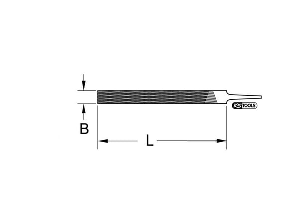 KS Tools 161.0026, DIN 7261 Form B, 25 mm, 250 g, 250 mm