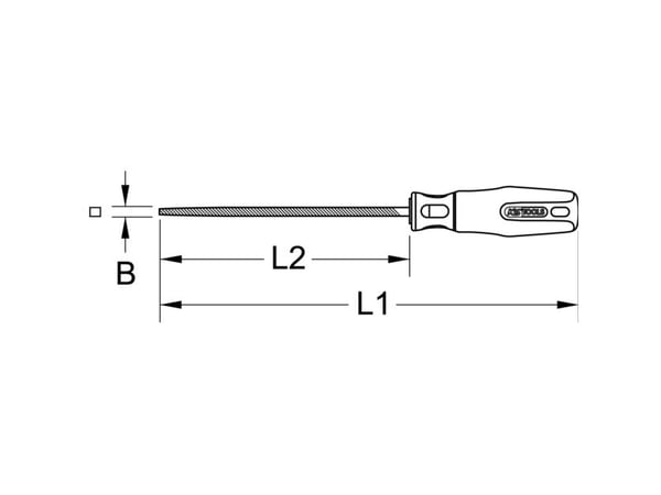 KS Tools fil 230 mm, 1 st