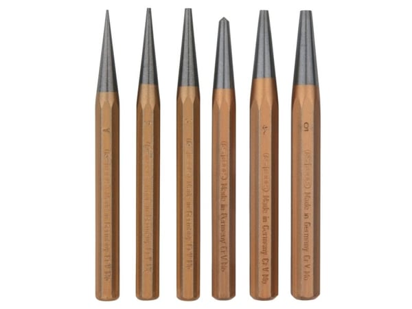 KS Tools 162.2126, Pinneslag, Krom-molybden-stål, 465 g, 6 stykker