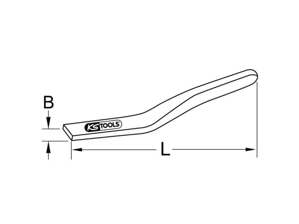 KS TOOLS Werkzeug-maschinen GmbH BERYLLIUMplus strikkejern/strikkeverktøy 4 mm (962.0204)