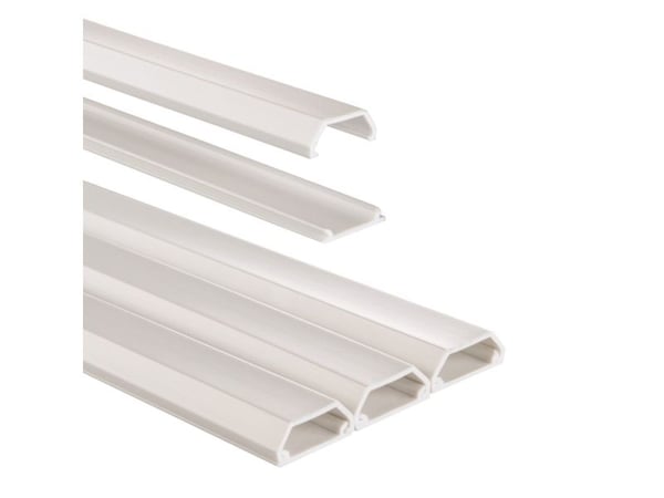 Hama 00020571, Kabelränna med kors, 100 m, PVC, Vit