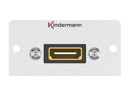 Kindermann 7444000561, HDMI, 1 moduuli(a), Alumiini, Alumiini, 50 mm, 6,2 cm