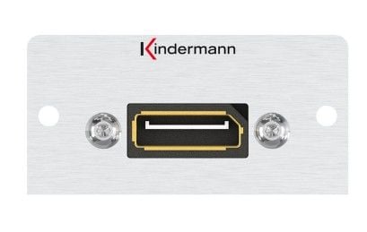 Kindermann 7444000588, DisplayPort, 1 modul(er), Aluminium, Aluminium, 50 mm, 6,5 cm